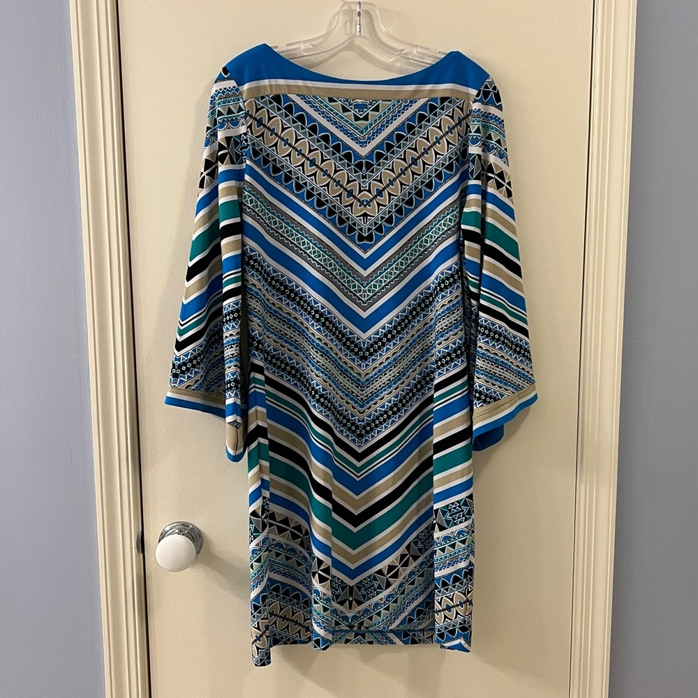 Beige by eci shift dress size 14 but fits like size 10